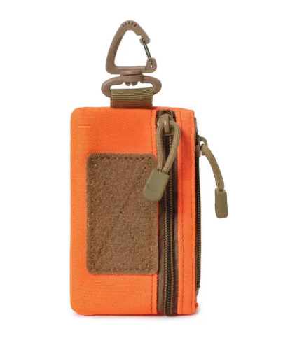Tiger Leap Outdoor Nylon novčanik za kovanice i držač kartica, sa zipom, unisex, proširivi dizajn za svakodnevne aktivnosti na otvorenom i planinarenje