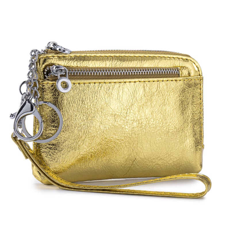 Ženski novčanik za kovance od prave kože, koža prvog sloja, poliester podstava, za pohranu