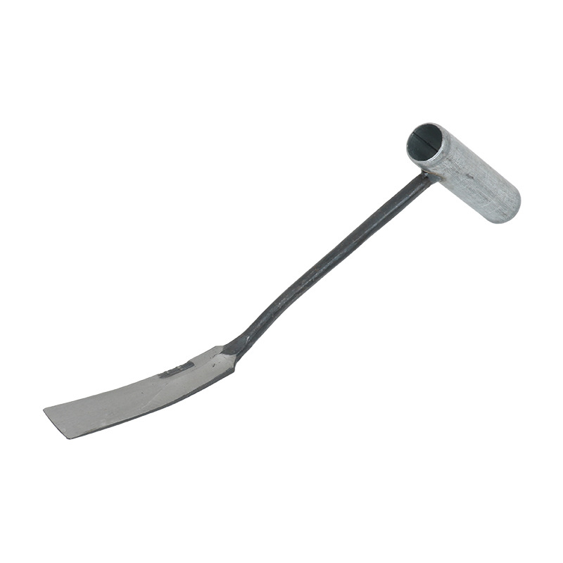 Малка градинска лопата за разкопаване на диви зеленчуци, плевене, засаждане на чесън и цветя и премахване на корени