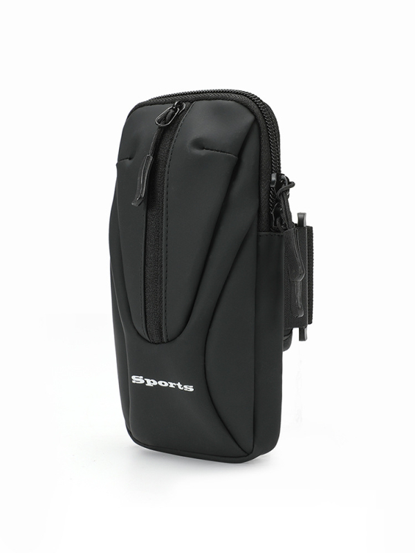 Bežecká taška na ruku pre telefón – unisex, priedušná, vodeodolná, odolná, Oxford látka, polyesterová podšívka, pre vonkajšie športy
