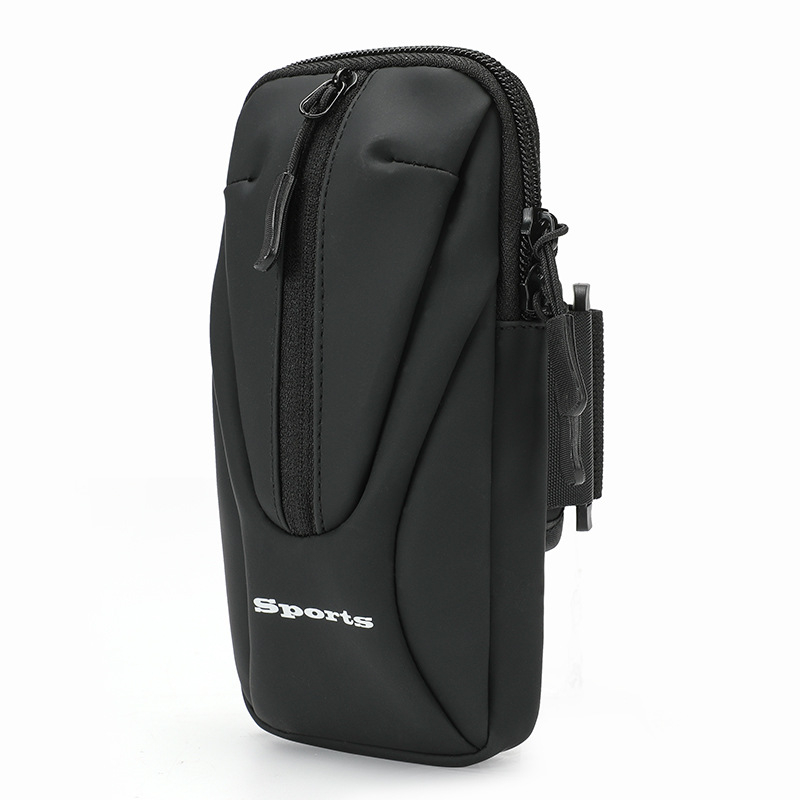 Bežecká taška na ruku pre telefón – unisex, priedušná, vodeodolná, odolná, Oxford látka, polyesterová podšívka, pre vonkajšie športy