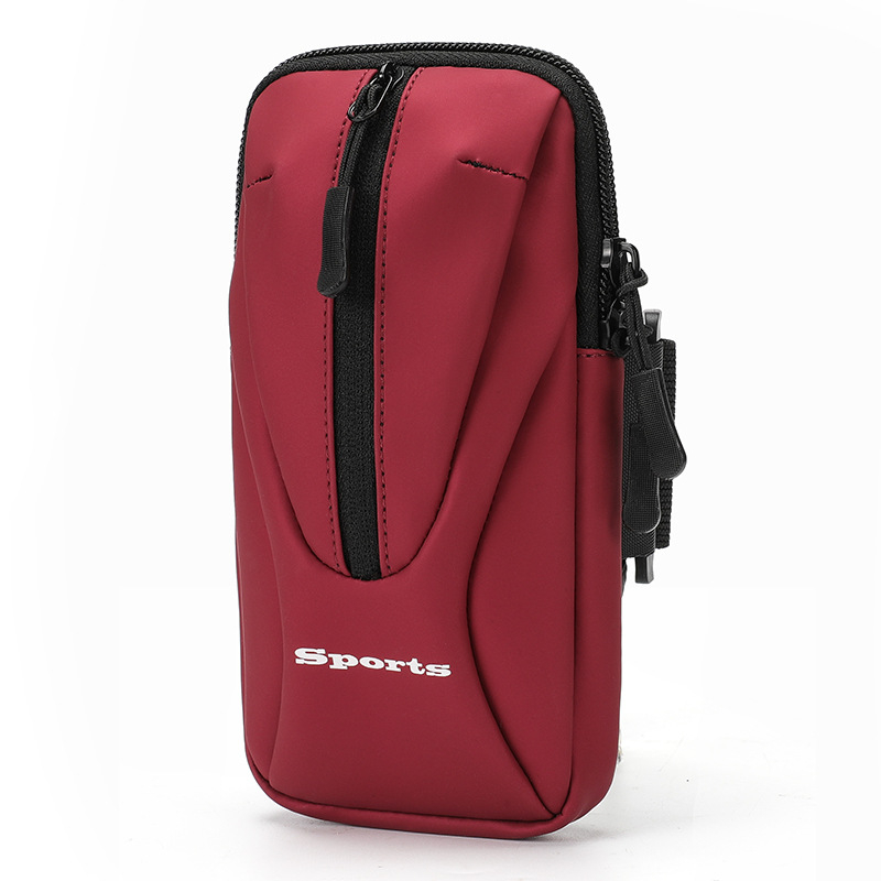 Bežecká taška na ruku pre telefón – unisex, priedušná, vodeodolná, odolná, Oxford látka, polyesterová podšívka, pre vonkajšie športy