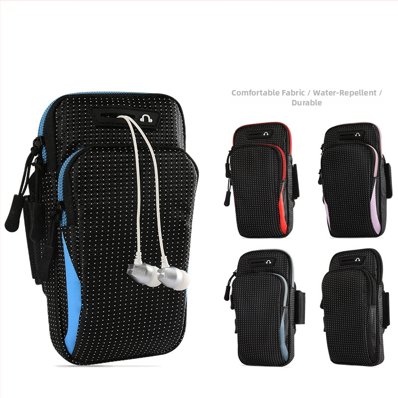 FLEAP Universāla sporta rokassomiņa mobilajam tālrunim ar Oxford audumu, pielāgotu logotipu un licencētu privāto zīmolu