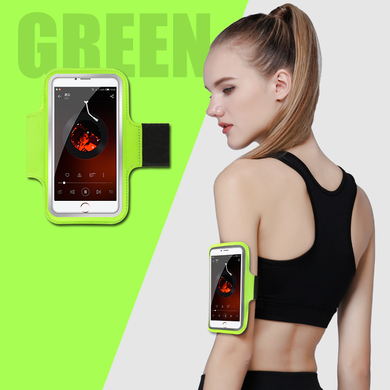 Rankos krepšys sportui lauke, ultralengvas, suderinamas su Apple ir Huawei telefonais, nailono-Lycra medžiaga