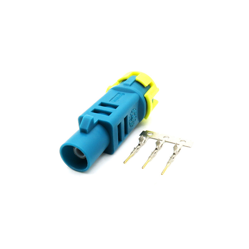 Fakra IP68 vodootporni muški Z-tipa RF kamera konektor za kabel RG174/ RG58/ RG316, 1 pin