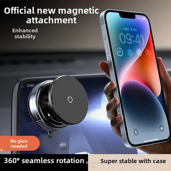 Auto magnetski držač za navigaciju i telefon s usisnim stalkom, univerzalna kompatibilnost