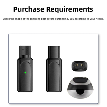 Braun skuvekļa uzlādes kabelis Type-C konverteris, saderīgs ar XT/HC/BG sērijām