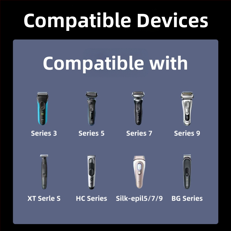 Braun skuvekļa uzlādes kabelis Type-C konverteris, saderīgs ar XT/HC/BG sērijām