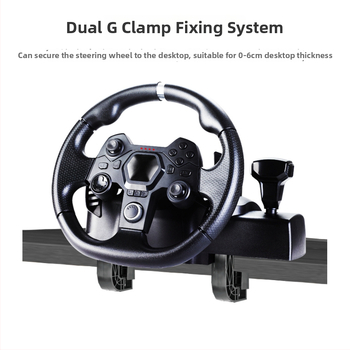 AP7 Lenktynių vairas 270° USB – suderinamas su Switch, PS4, Xbox Series, Xbox One, PS3, PC, Android, ABS medžiaga, reguliuojamas jautrumas