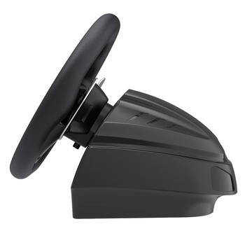 Žaidimų volanas PC/PS3/PS4/Xbox One/Xbox Series X/S ir Switch su USB-A/Type-C sąsaja, pedalai, pavarų sviros ir LED ekranas