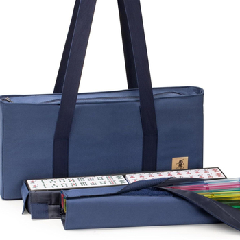 Tri torbe od poliester materijala za putovanja: Mahjong torba, kozmetička torbica i torba za higijenske potrepštine - prijenosna, višestruka upotreba