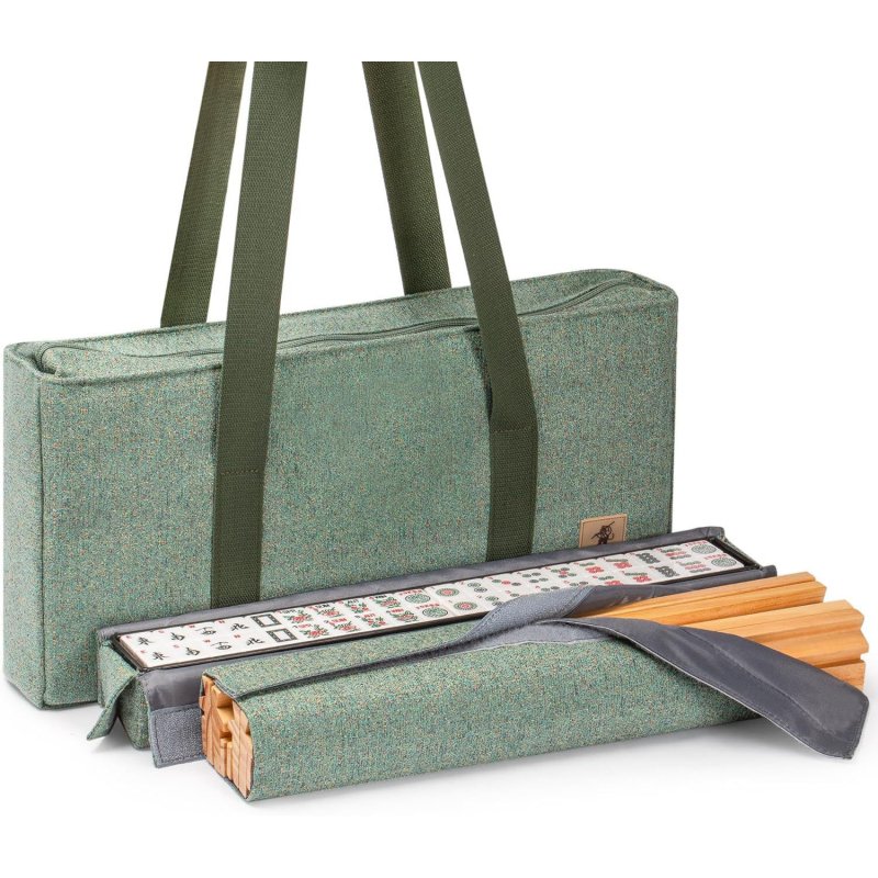 Tri torbe od poliester materijala za putovanja: Mahjong torba, kozmetička torbica i torba za higijenske potrepštine - prijenosna, višestruka upotreba