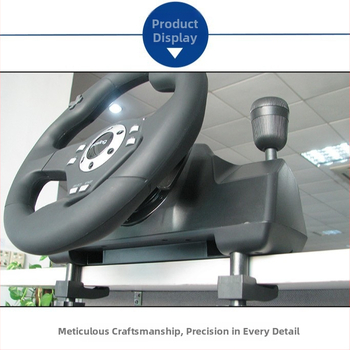 Lenktynių žaidimų vairas PC, USB sąsaja, modelis FT39C1, suderinamas su PS3/PC D-INPUT/X-INPUT