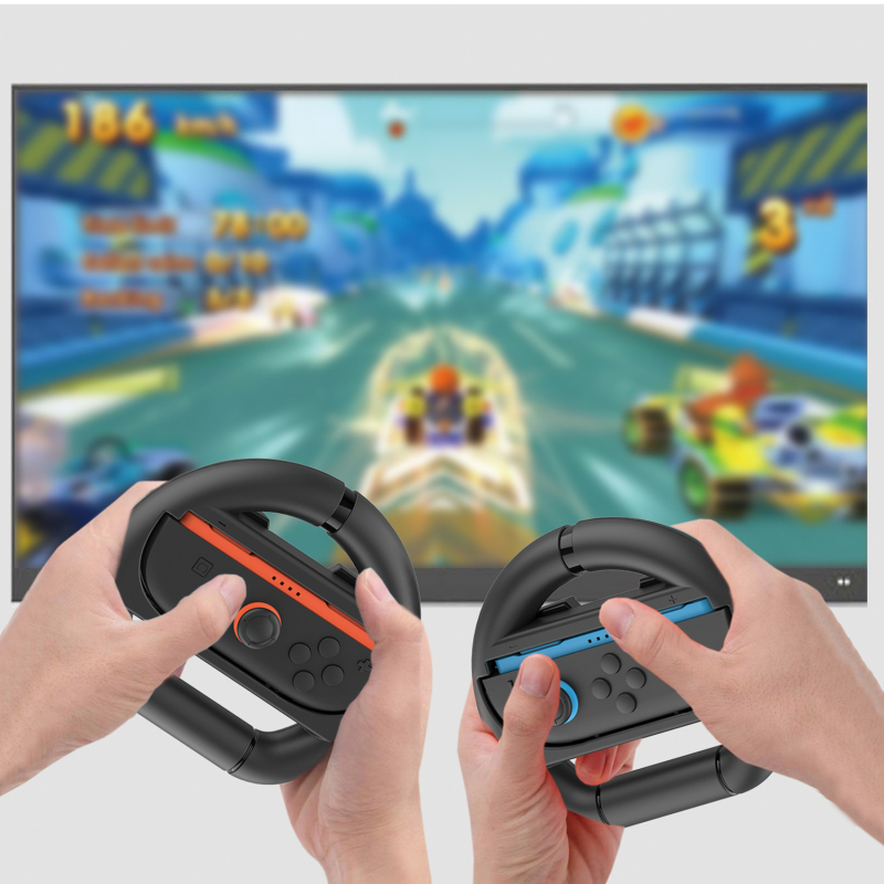 Pribor za volan Switch2, ABS, Ipega, set od 2 komada, za Switch2 lijeve i desne male ručne držače
