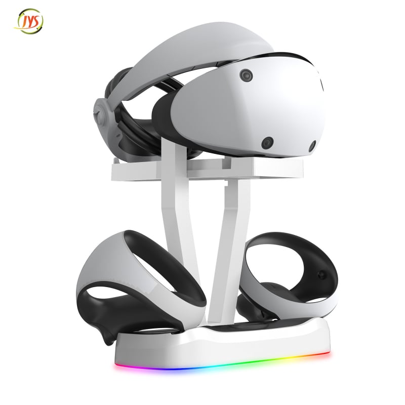 Magnetska baza za punjenje PS VR2 s RGB osvjetljenjem, nosač za VR naočale