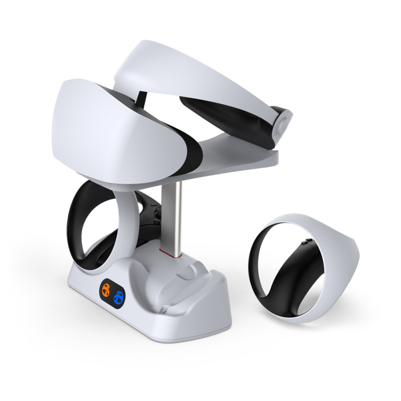 HONCAM PS VR2 Punjačka Baza s LED Indikatorom i Držačem za Naočale – USB-C Sučelje, Kompatibilno s PS VR2, OEM Prilagodba, Izdanje 2023