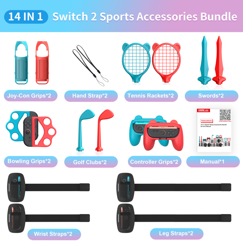 Accesorii Switch 2 – Startrc Games, Plastic, pentru Switch 2-a generație, Alte periferice de jocuri