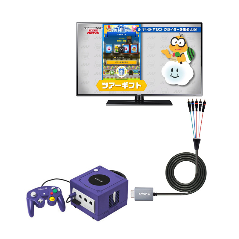 Cablu AV NGC YPbPr 5RCA, conectare prin cablu, construcție metalică