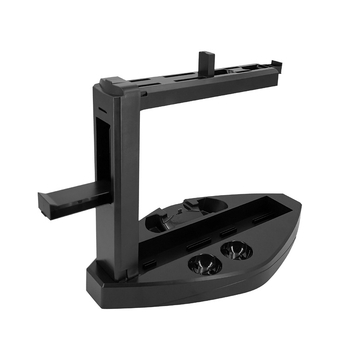 Αξεσουάρ PS4: κρεμαστό στήριγμα με θήκη USB φόρτισης για PS Move ελεγκτές και ράφι δίσκων παιχνιδιών – ABS πλαστικό
