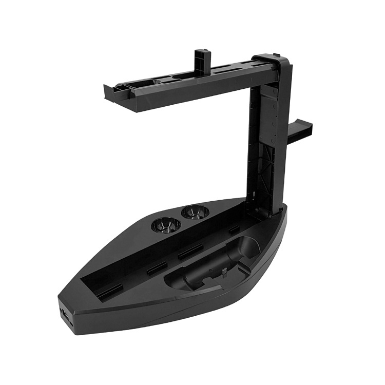 Αξεσουάρ PS4: κρεμαστό στήριγμα με θήκη USB φόρτισης για PS Move ελεγκτές και ράφι δίσκων παιχνιδιών – ABS πλαστικό