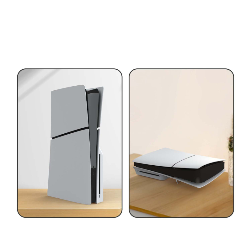 PS5 Slim horizontalni držač za pohranu - akrilna baza, model ps-002, kompatibilan s PS5 Slim
