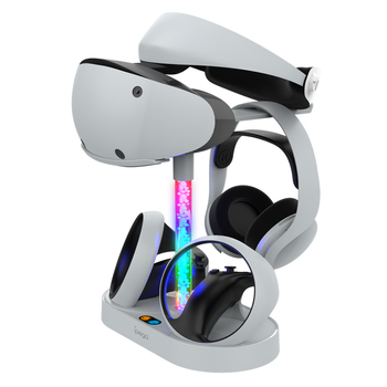 PS VR2 držač za punjenje kontrolera s magnetskim napajanjem i osvjetljenjem – ABS, Type-C priključak, model PS VR2, marka IPEGA