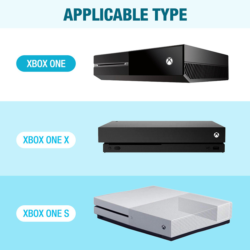 Stand de răcire pentru consolă Xbox – suport orizontal, imprimat 3D, ABS, compatibil cu Xbox One/Xbox One S/Xbox One X