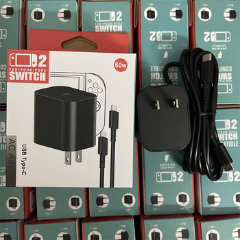 PD punjač za Switch2 60W Brzo punjenje ABS