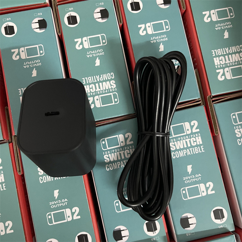 PD punjač za Switch2 60W Brzo punjenje ABS