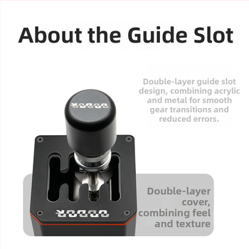 PC žaidimų simuliatoriaus pavarų svirtis su Hall linijiniu jutikliu | Prekės ženklas: ODDOR | Modelis: BHPC01 | Būsena: Nauja