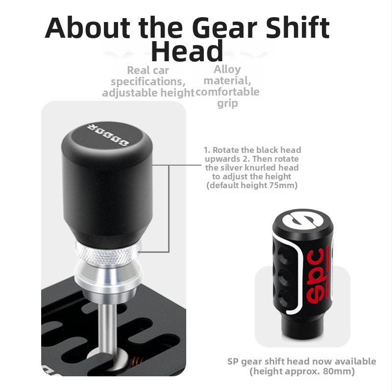 PC žaidimų simuliatoriaus pavarų svirtis su Hall linijiniu jutikliu | Prekės ženklas: ODDOR | Modelis: BHPC01 | Būsena: Nauja