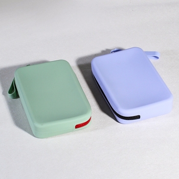 Silikonska vodootporna kozmetička torbica za pohranu, velika kapaciteta, kvadratnog oblika, prijenosna, unisex