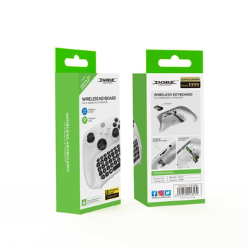 DOBE Tastatură pentru gamepad Xbox One Slim – Interfață USB, corp ABS, Compatibil cu Xbox Series S/X