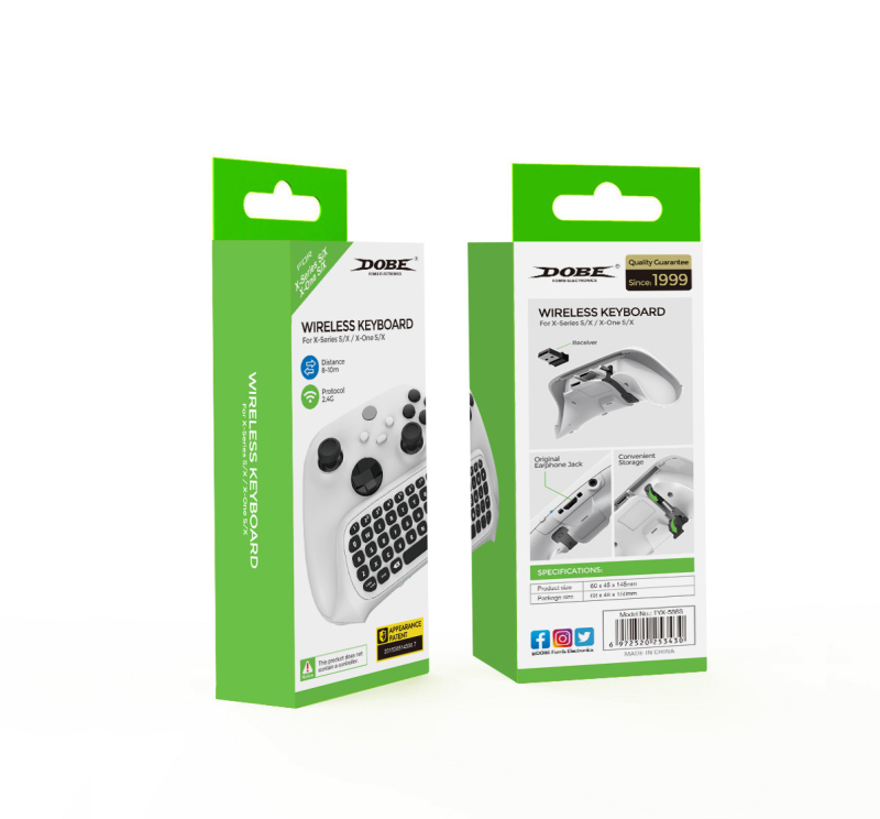 DOBE Tastatură pentru gamepad Xbox One Slim – Interfață USB, corp ABS, Compatibil cu Xbox Series S/X