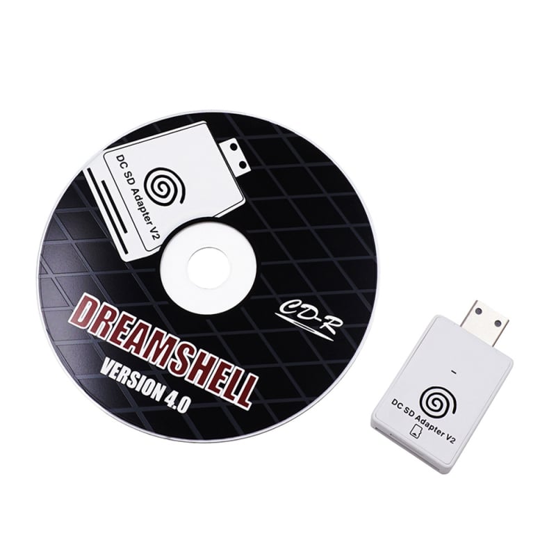 Dreamcast SD/TF čitač kartica s Dreamshell v4.0 - ABS, kompatibilan s Dreamcastom, težina 130 g
