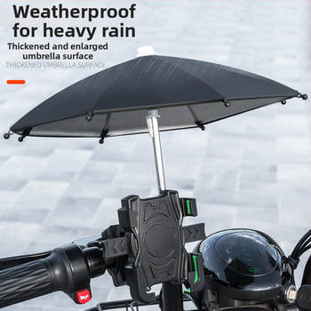 Suport universal pentru telefon mobil cu umbrelă, pe braț auto — ABS + aliaj, certificat 3C (2022152202040936)