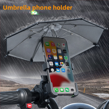 Suport universal pentru telefon mobil cu umbrelă, pe braț auto — ABS + aliaj, certificat 3C (2022152202040936)