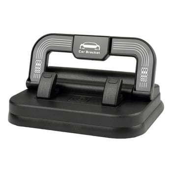 Suport auto 2 în 1 pentru telefon și suport pentru navigație pe bord, montaj cu bandă, rotire 360°, compatibil universal, suport pentru plăcuță de parcare temporară