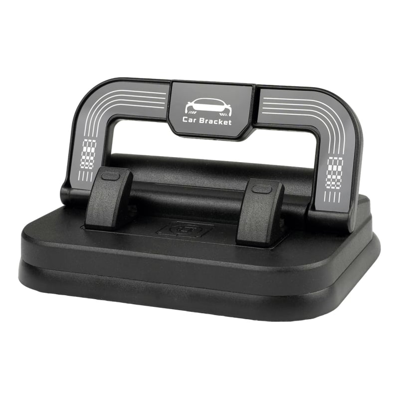 Suport auto 2 în 1 pentru telefon și suport pentru navigație pe bord, montaj cu bandă, rotire 360°, compatibil universal, suport pentru plăcuță de parcare temporară