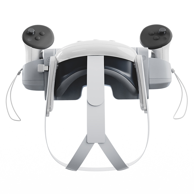 Zidna baza za punjenje za Meta Quest 3 kontrolere + držač VR kacige HBV-Q11 (ABS, 436 g, kompatibilan s Meta Quest 3)