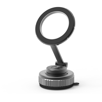 Suport auto pentru telefon pentru navigație cu ventuză, suport magnetic din aliaj, pliabil, rotire 360°, compatibil universal