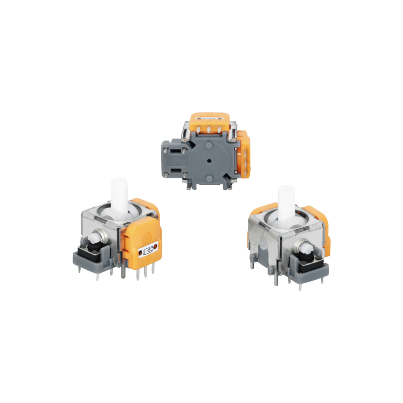 GINFULL kalibrācijas džojsts spēļu kontrolieriem - Model RJ13A1P-HL-H4, programmatūras kalibrācija, bez vibrācijām, pielāgojama pēc zīmējumiem