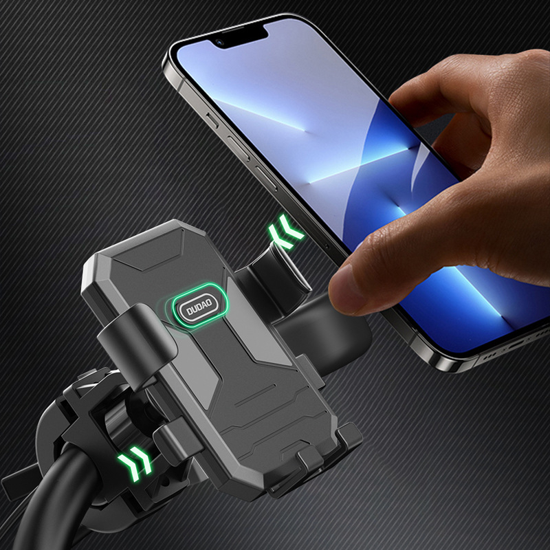 DUDAO Unique F7C Suport pentru telefon — Montură din plastic pentru biciclete electrice, motociclete și scutere (Model F7C)