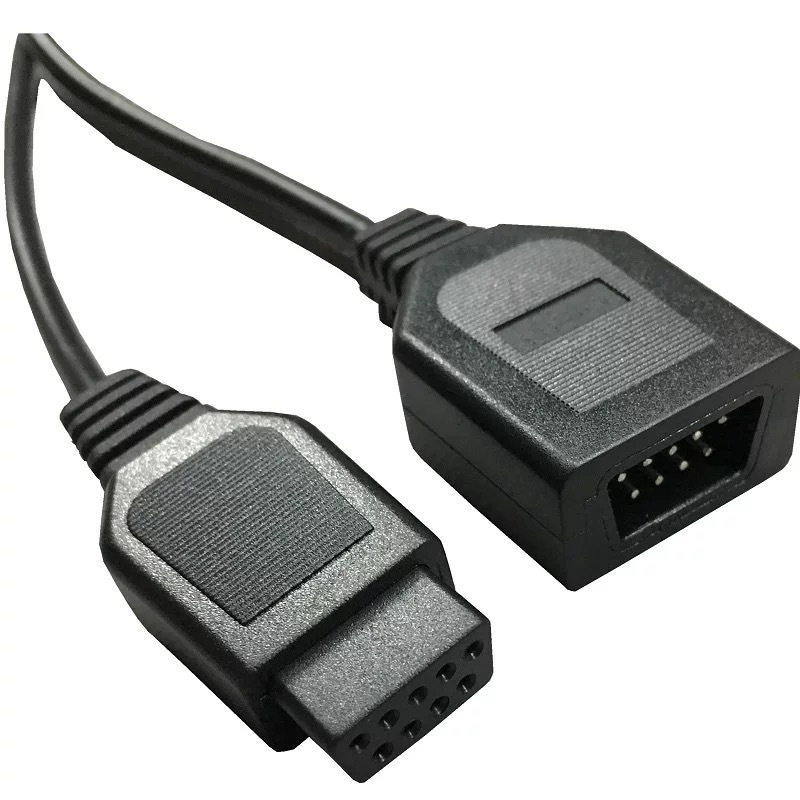 Cablu extensie pentru controler Sega MD, interfață cu 9 pini, izolație PVC, nucleu din cupru