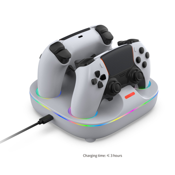 PS5 Controler Fără Fir – Stație Dublă de Încărcare cu Încărcare Rapidă, ABS, Model 35115