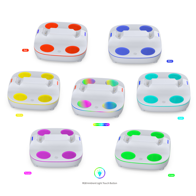 PS5 Controler Fără Fir – Stație Dublă de Încărcare cu Încărcare Rapidă, ABS, Model 35115