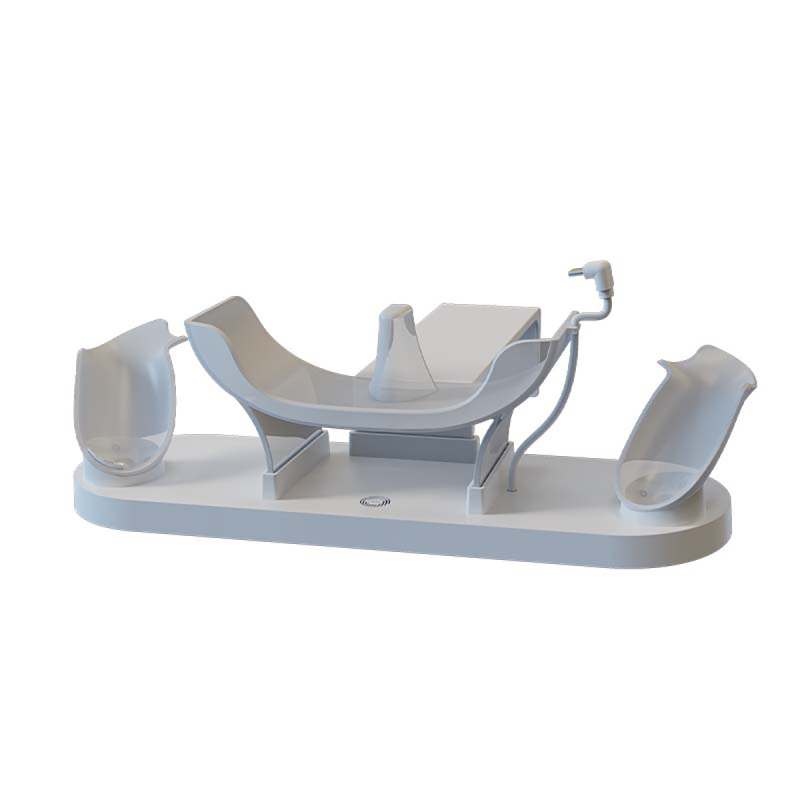 Dock de încărcare Meta Quest 3S pentru controlerele Quest 3, material ABS, model HBV-637, stocare