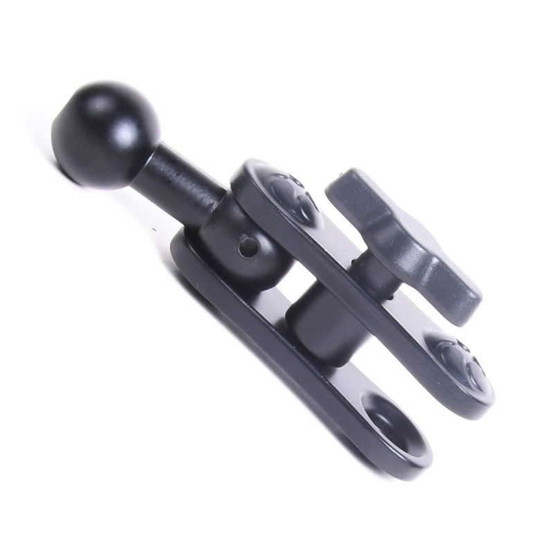 Suport auto din aliaj de aluminiu pentru telefoane, design universal, extensie cu articulație sferică de 17 mm