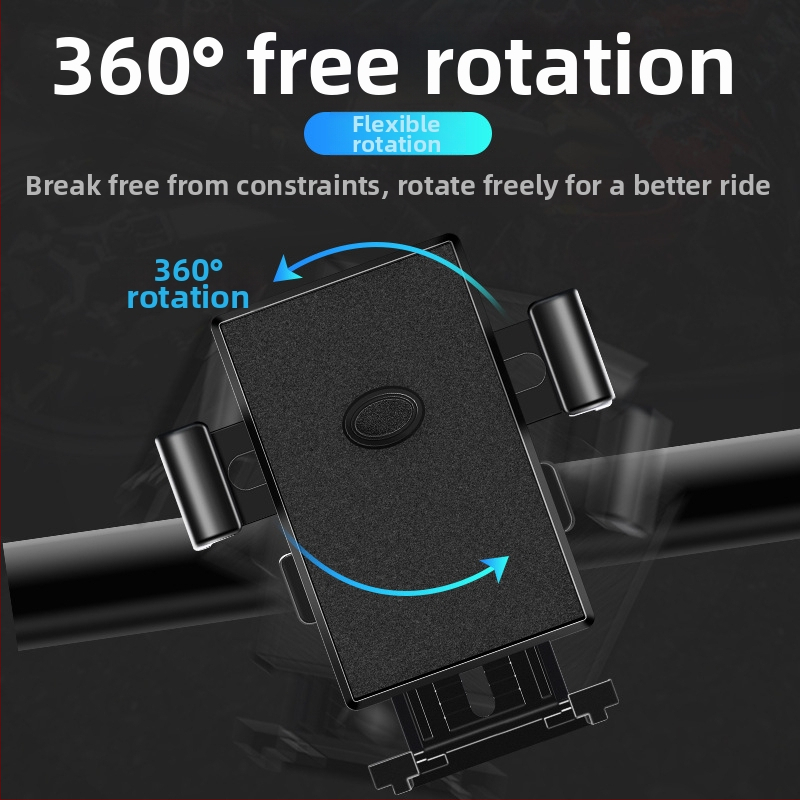 Držiak na telefón pre elektrické bicykle a motocykle – univerzálny plastový držiak, model Y02