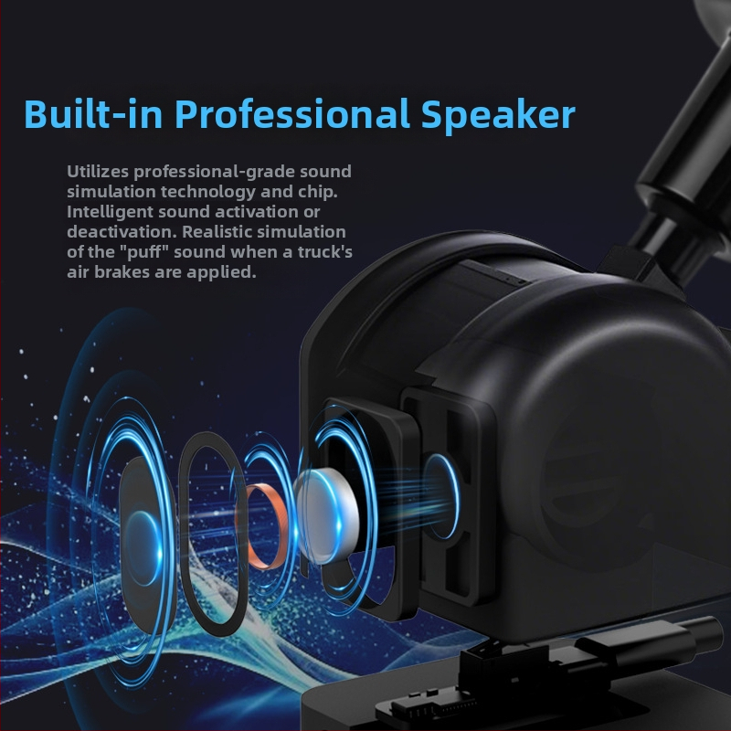 ODDOR O-HBAir PC USB oro stabdžio garso modulis sunkvežimių simuliatoriui, 410 g, PC/ABS/aliuminis